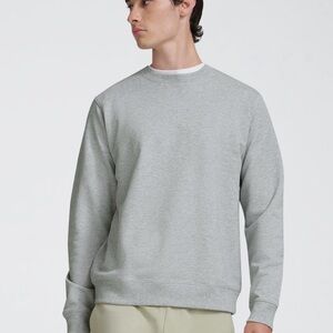 Handvaerk Varsity Crewneck Sweatshirt Gray Cotton XL NWT Classic